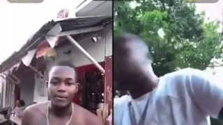 Man shot right in the bumbaclot
