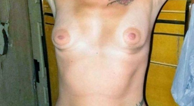 Sabrina Rowland has big puffy nipples and small tits