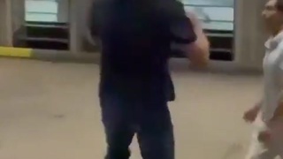 Old guy fighting