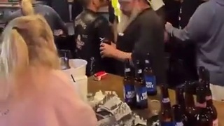 Shot  girl in  mouth