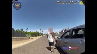 Enraged Man Berates and Fights Phoenix Cop After Traffic Stop