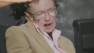 Old vintage Stephen hawking's footage.