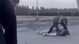 Bouncer vs young man