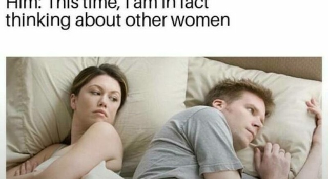 her he is thinking