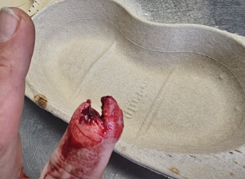 Do t play with a chopsaw