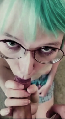 Nerd Cosplay Slut Facialized