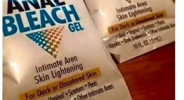 anal bleach