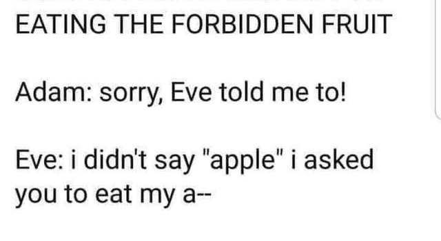 It Is Forbidden
