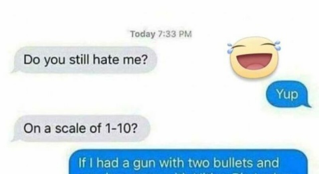 when your ex text you