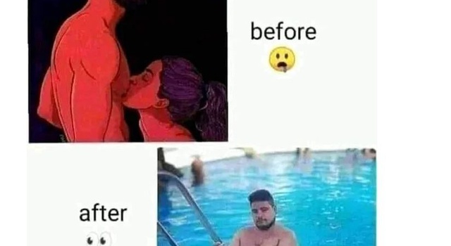 Blowing His Titties