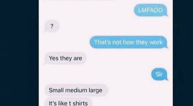 Tell Me Your Size