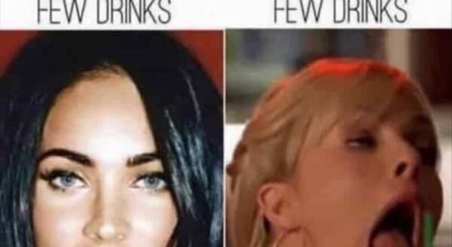 flirt after a few drinks