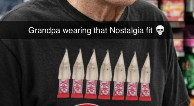 grandpa wearing