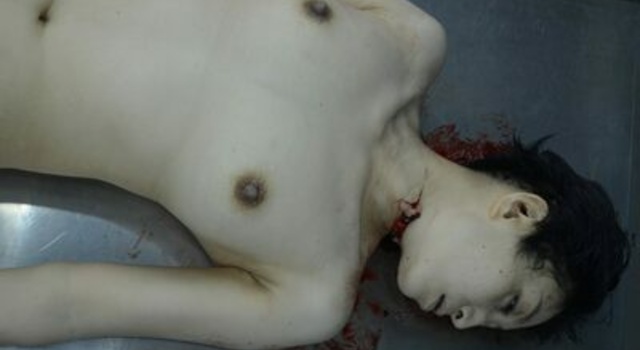Chinese Woman Throat Slit