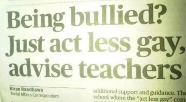 Being Bullied do this and it will go away