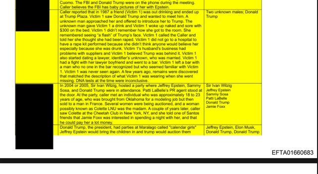 Epstein file (deleted Donald j. Trump ones)