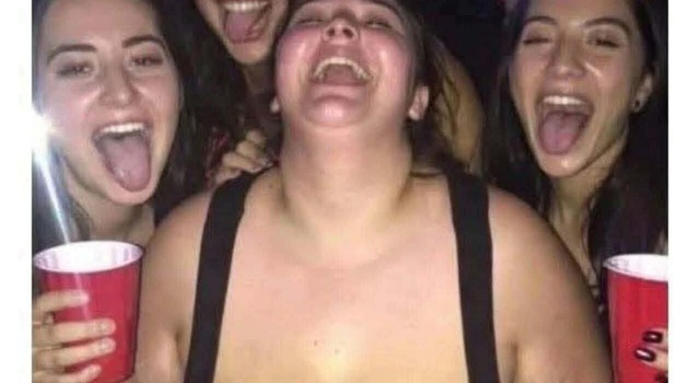 On Her Titties