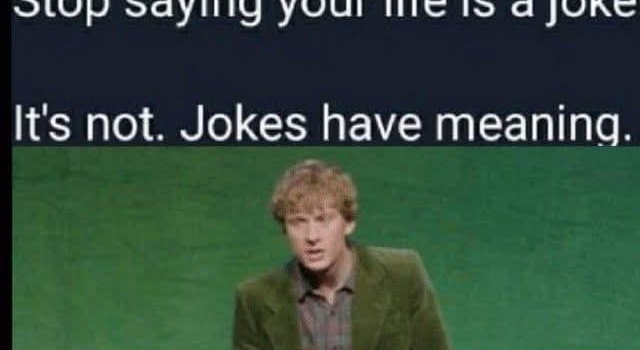 No Meaning In Life