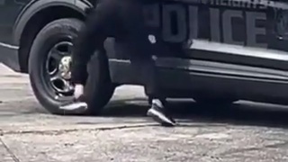 Woman in cuffs escapes the 5.0