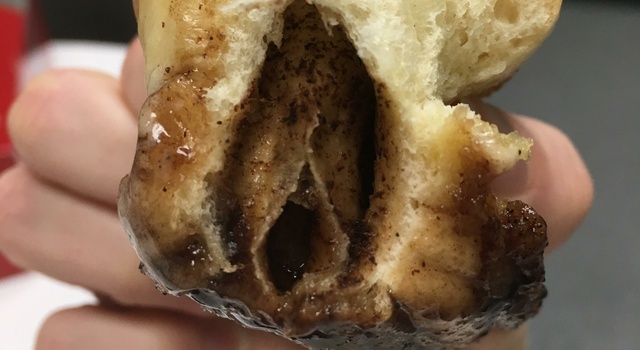 Daughter made Cinnabons. That's great sweetheart.