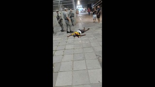 dont hit police in brazil