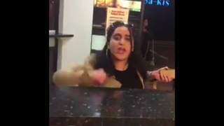 Drunk Paki Girl Doesnt Like Black Arabs