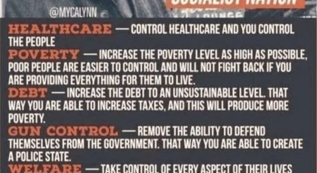 Here it is. The Democrat Party playbook