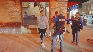 Never Smack A Shit Talking Pussy When The Police Is Right Across The Street