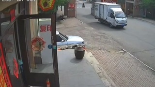 Pedestrian Hit by Clearance Bar