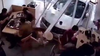 Car Crashes Into Restaurant