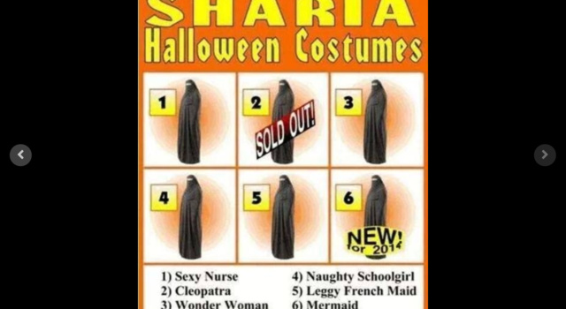 Sharia Helloween costume