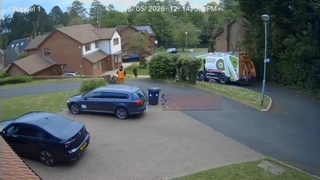 Garbage Truck Runs Over Groundskeeper