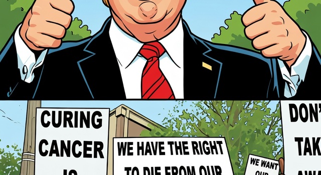 Trump protestors would rather die