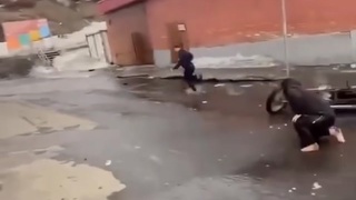 Bike strike