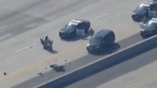 ALWAYS KEEP YOUR EYES ON THE ROAD WHILE FLEEING CHP!