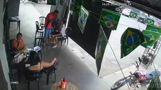 A man died after being stabbed in the chest after argument in a bar in Brazil