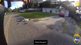 Bodycam shows police confrontation with armed suspect during domestic violence call at Southside home