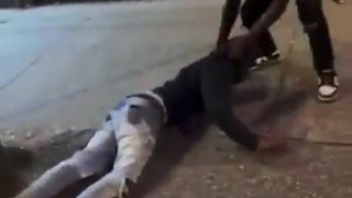 Never hit a dude's chick