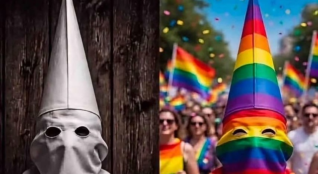 Different times, same ideology.