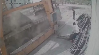 Chain Strikes Worker