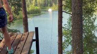 Rope Swing Faceplant