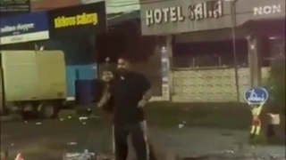 Gangsters Assault Bikers