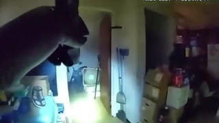 SUSPECT USES FLAME LAUNCHER IN ATTEMPT TO AVOID EVICTION!