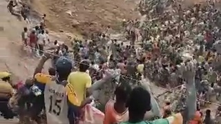 Gold mine collapse