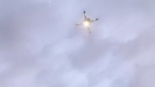 Man Flies in Drone