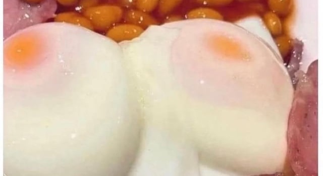 Boob Egg Breakfast