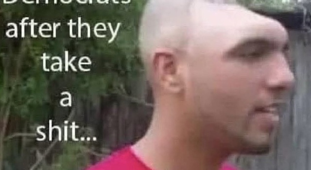 Now we know why most leftists wear the backwards ball cap.