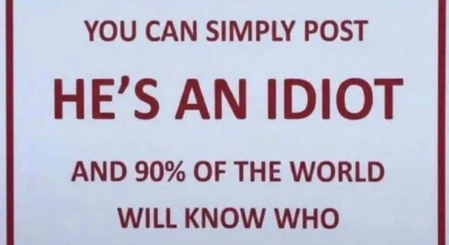 You know it