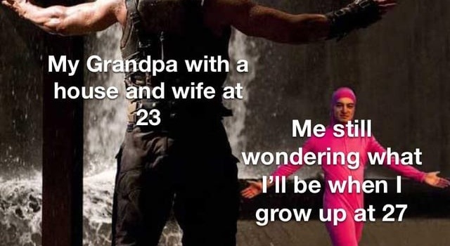 Grandpa 23 Vs Me 27