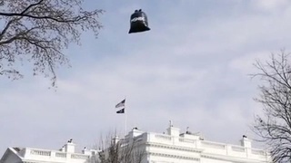 President Trump just posted this image of taking out the trash at the White House